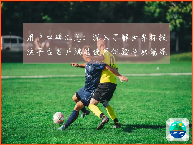 用户口碑汇总：深入了解世界杯投注平台客户端的使用体验与功能亮点
